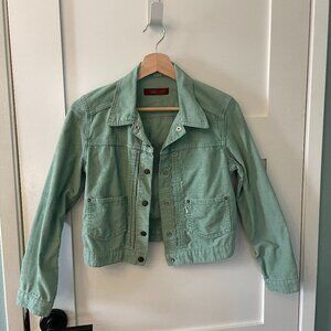 Levi's Green Corduroy Jacket with Snaps